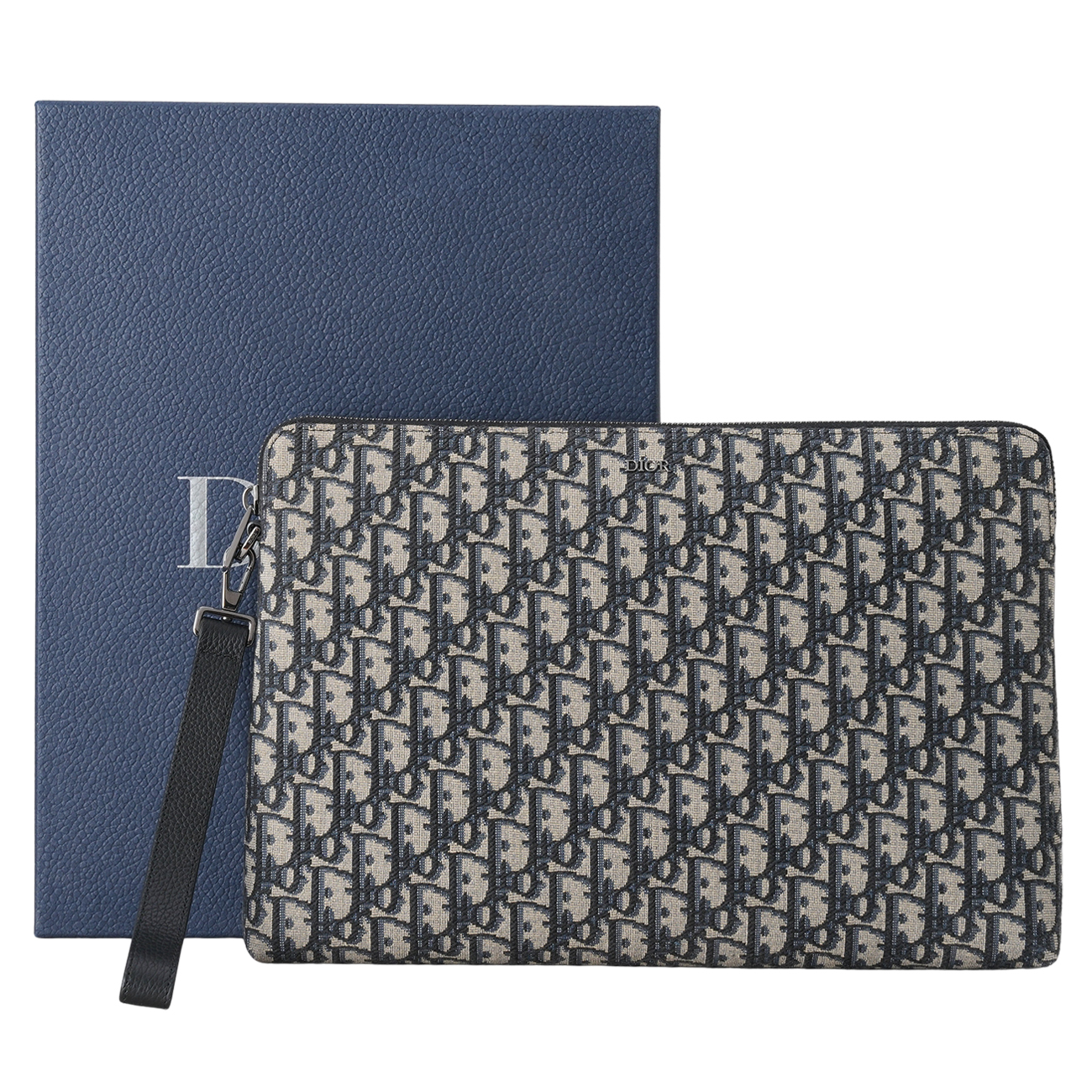 CHRISTIAN DIOR(USED)디올 오블리크 A4파우치